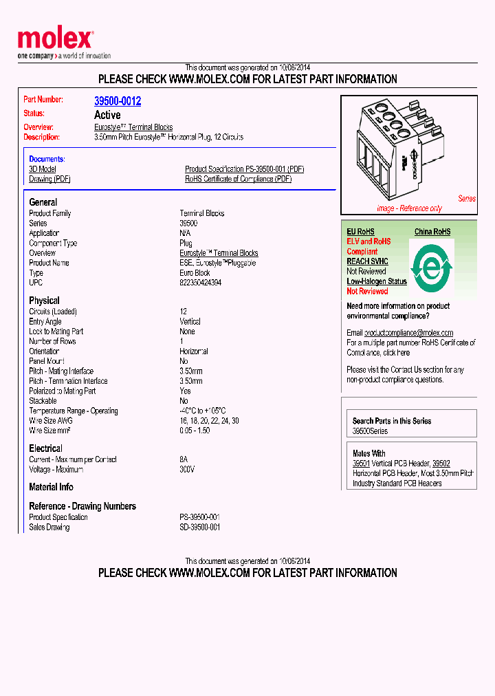 39500-0012_8219660.PDF Datasheet