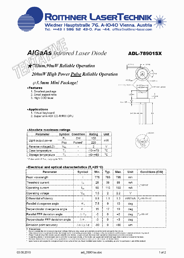 ADL-78901SX_8222920.PDF Datasheet