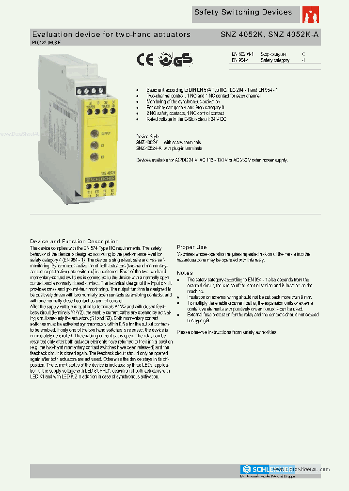 SNZ4052K-A_7842051.PDF Datasheet