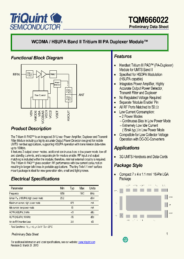 TQM666022-15_8230722.PDF Datasheet