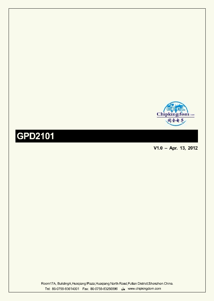 GPD2101_7845230.PDF Datasheet