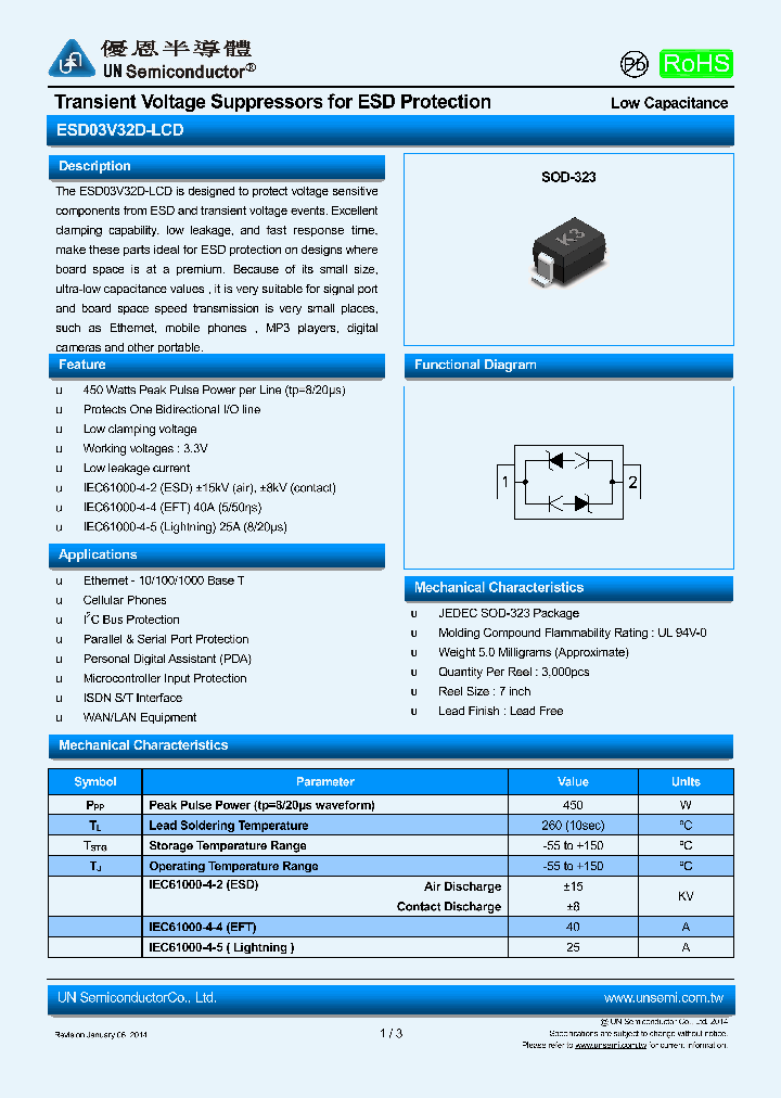 ESD03C32D-LCD_8231030.PDF Datasheet