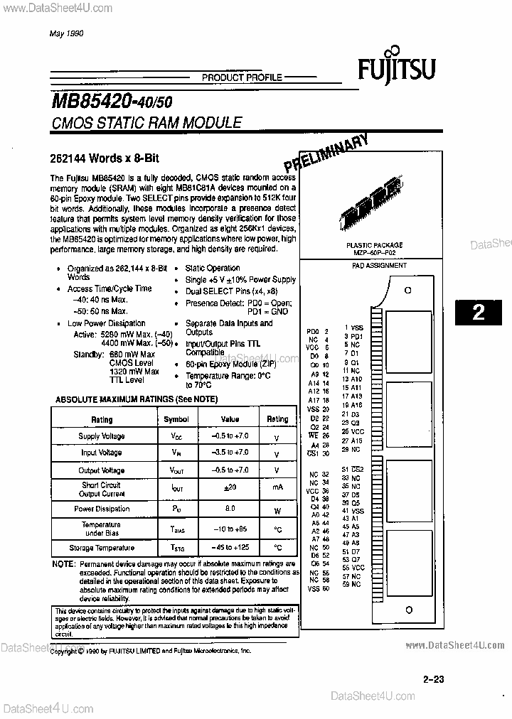 MB85420_7840108.PDF Datasheet