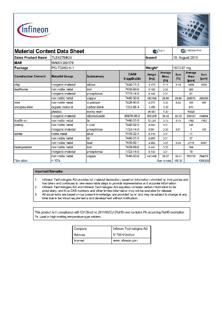 TLE42764GV_8233086.PDF Datasheet