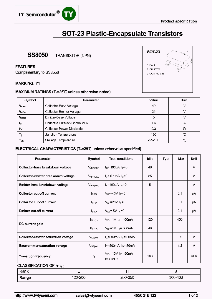 SS8050_8233811.PDF Datasheet