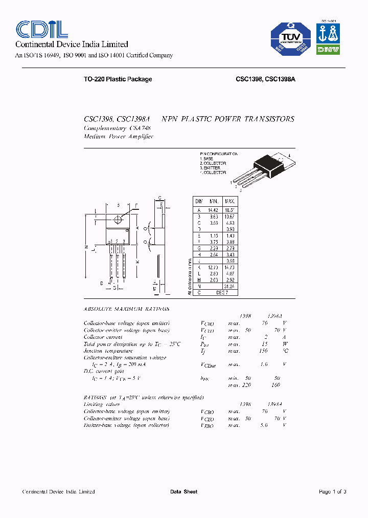 CSC1398_8234056.PDF Datasheet