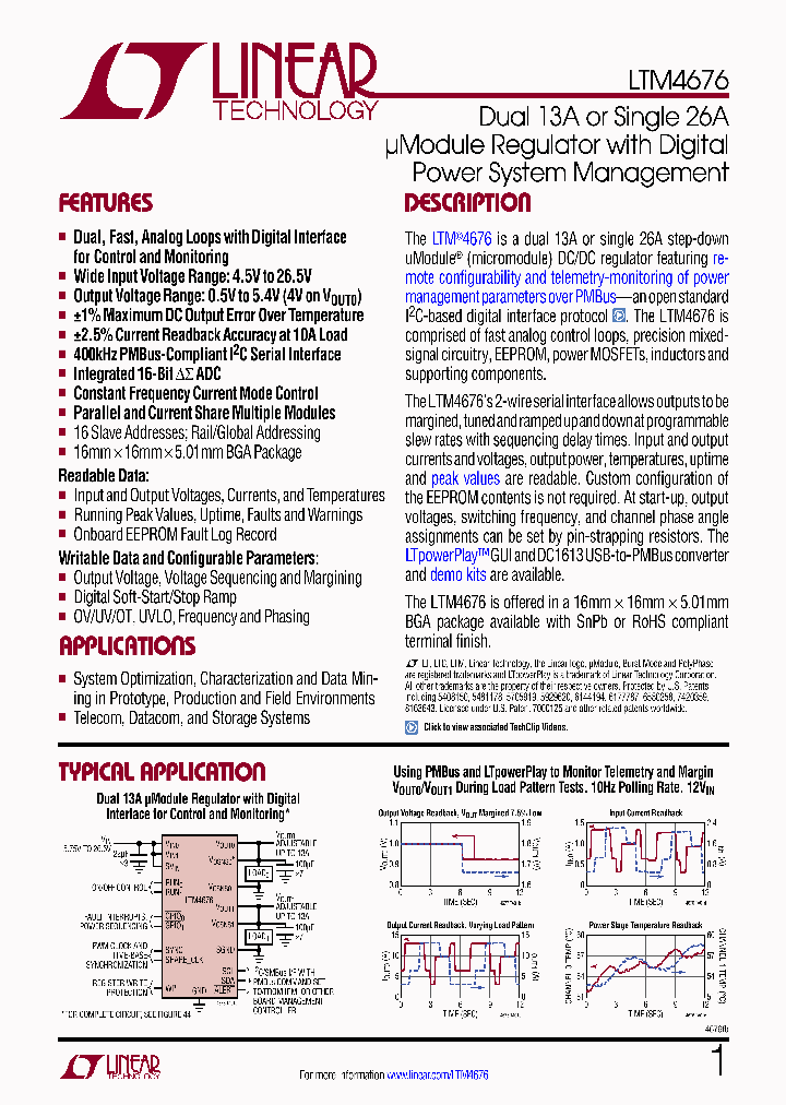 LTM4676_8235358.PDF Datasheet