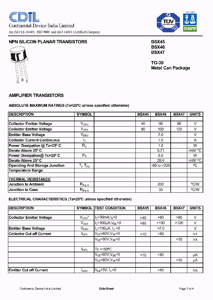 BSX45_8235675.PDF Datasheet