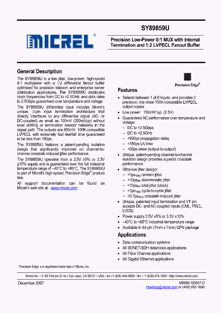 SY89859UMYTR_8240004.PDF Datasheet