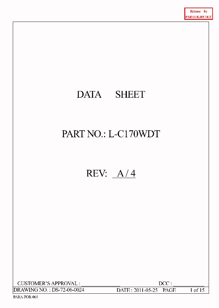 L-C170WDT_8246108.PDF Datasheet