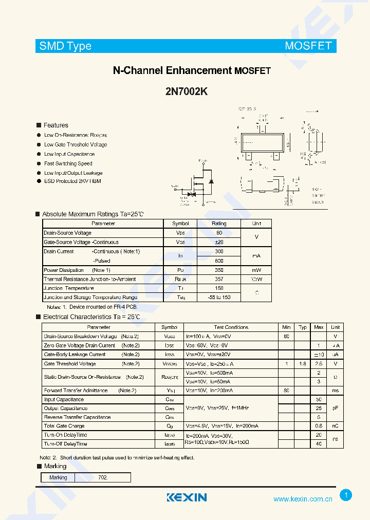 2N7002K-3_8247773.PDF Datasheet