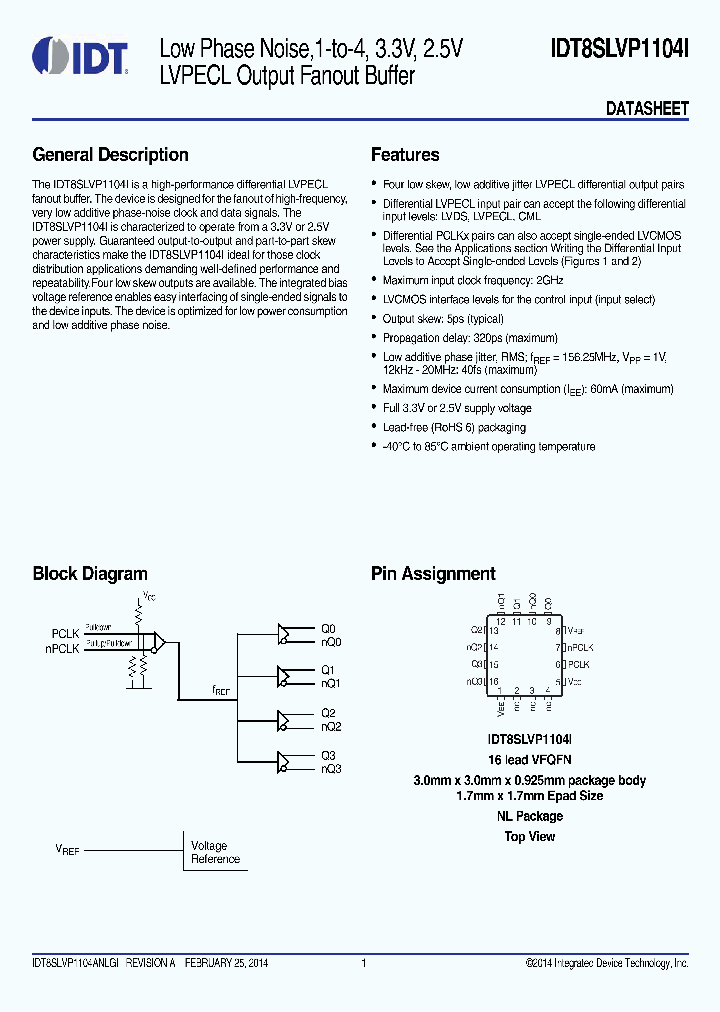 IDT8SLVP1104I_8248937.PDF Datasheet