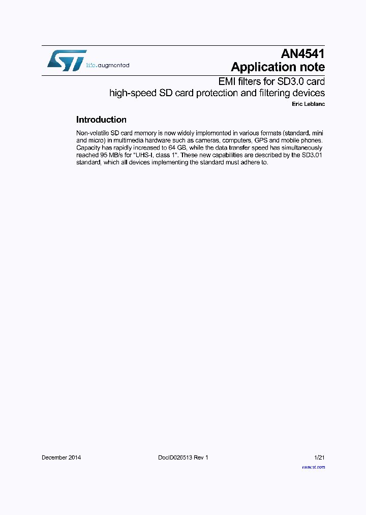 AN4541_8248943.PDF Datasheet