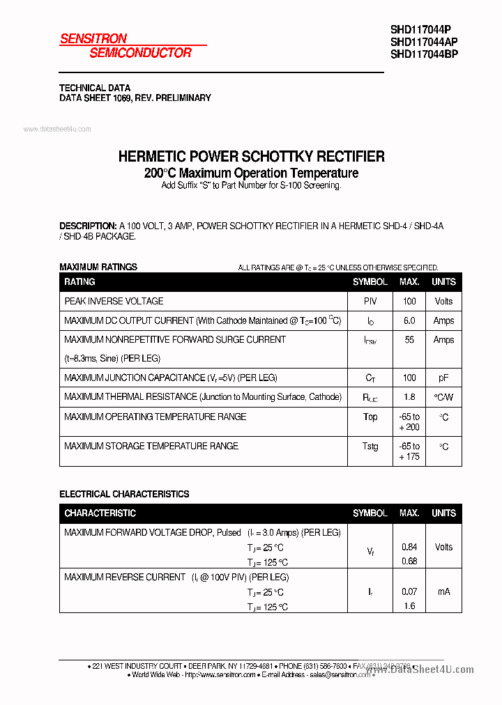 SHD117044BP_7851897.PDF Datasheet