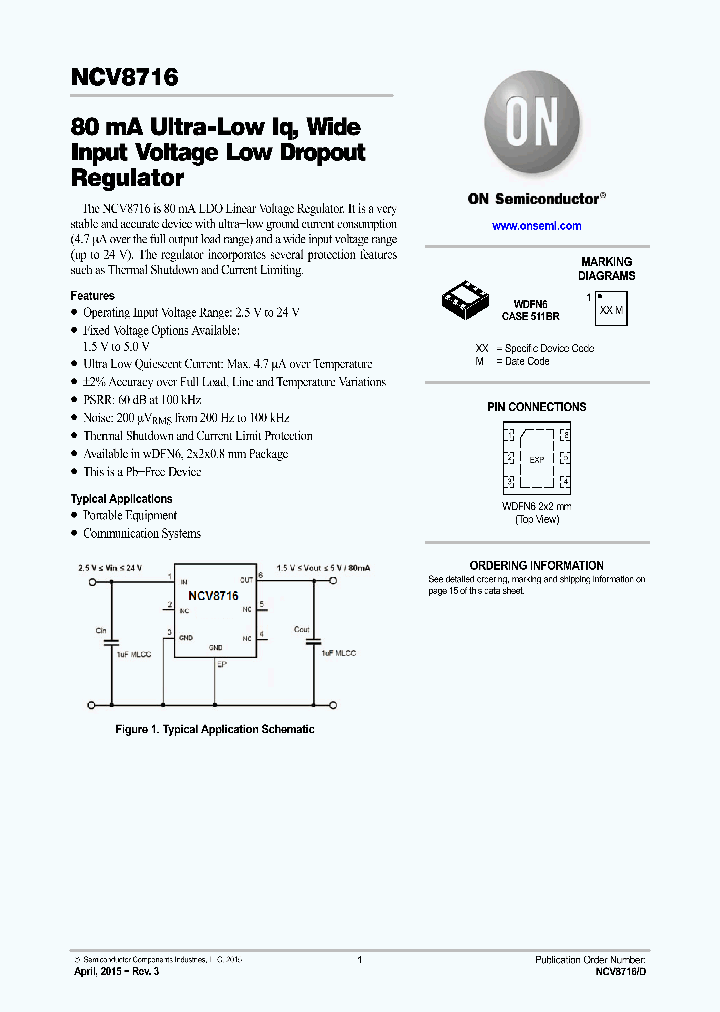 NCV8716MT33TBG_8253335.PDF Datasheet