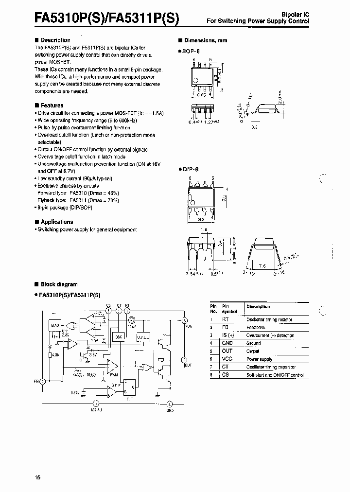 FA5310P_7854062.PDF Datasheet