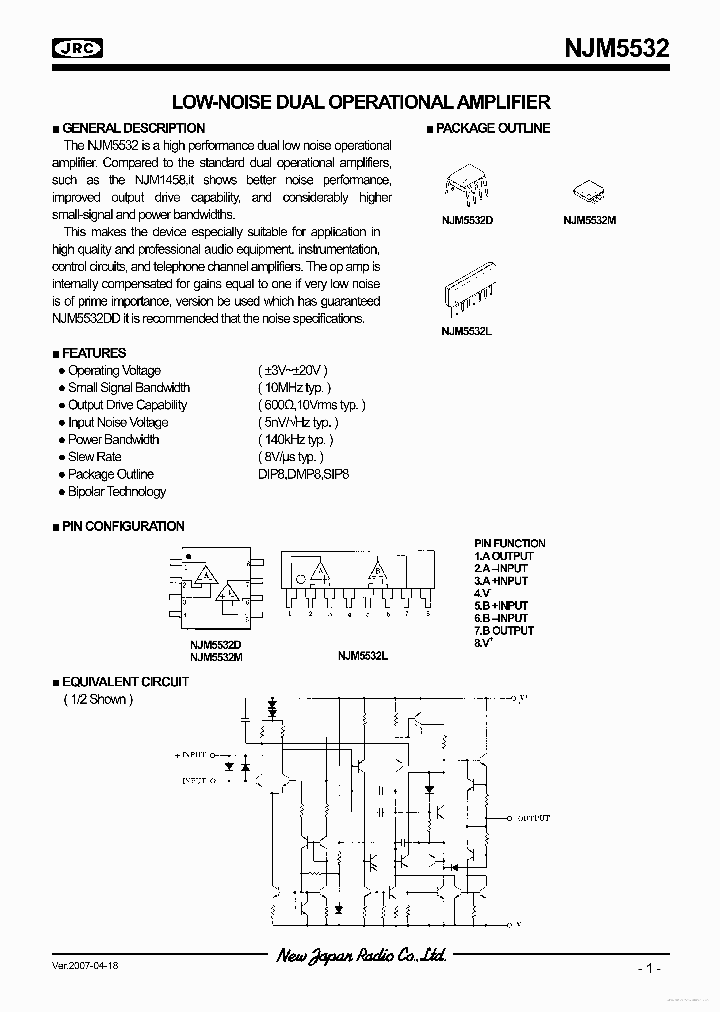 JRC5532_7860393.PDF Datasheet