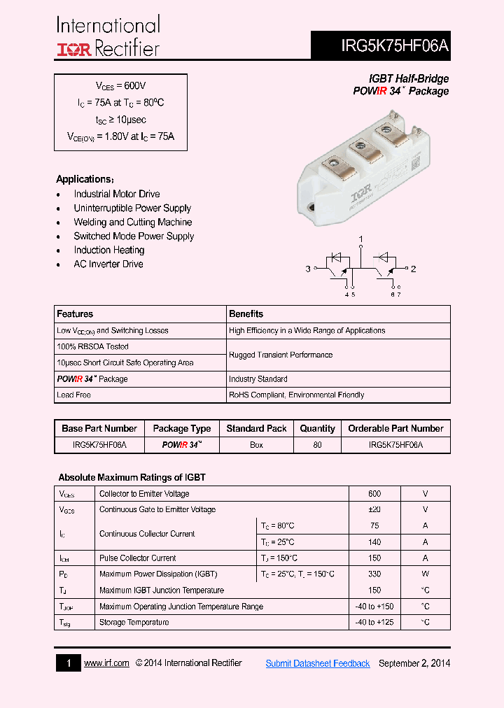 IRG5K75HF06A_7863250.PDF Datasheet