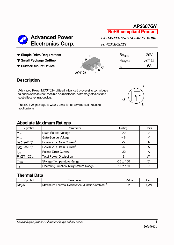 AP2607GY_7867134.PDF Datasheet