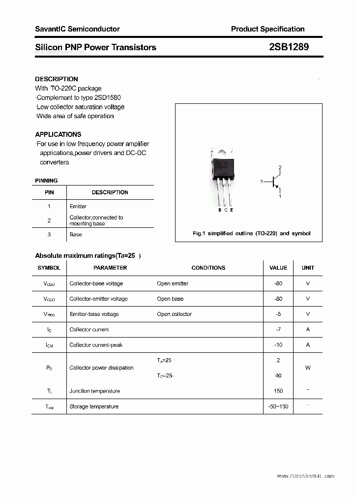 2SB1289_7870995.PDF Datasheet