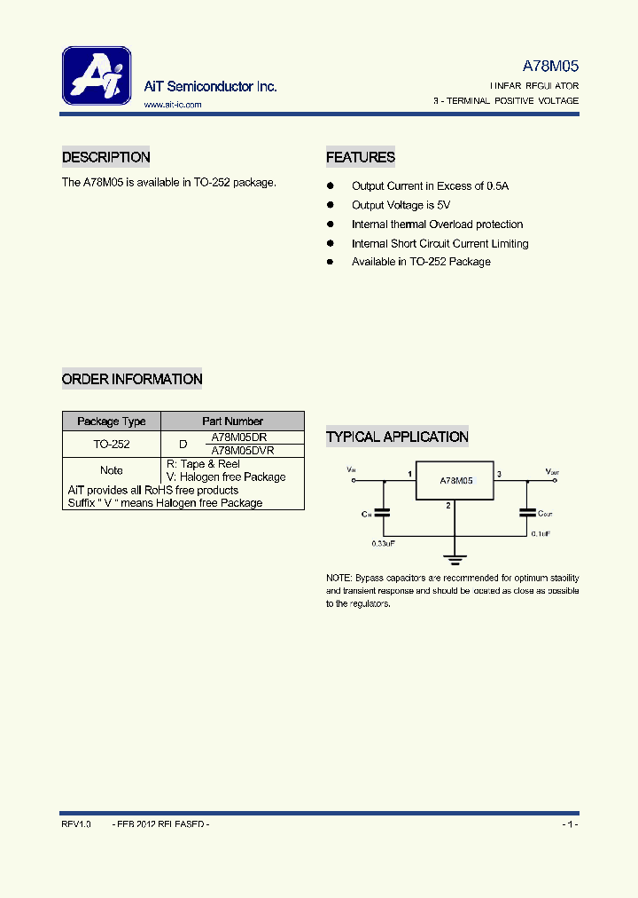 A78M05_7869699.PDF Datasheet