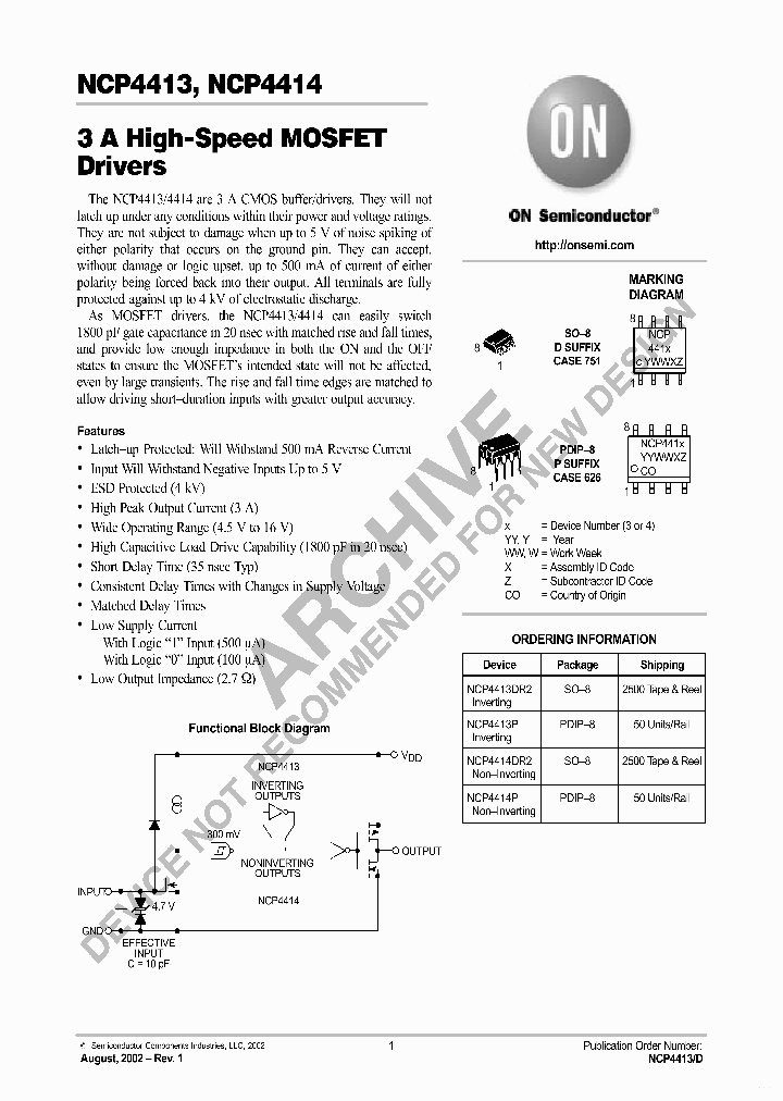 NCP4413_7873728.PDF Datasheet