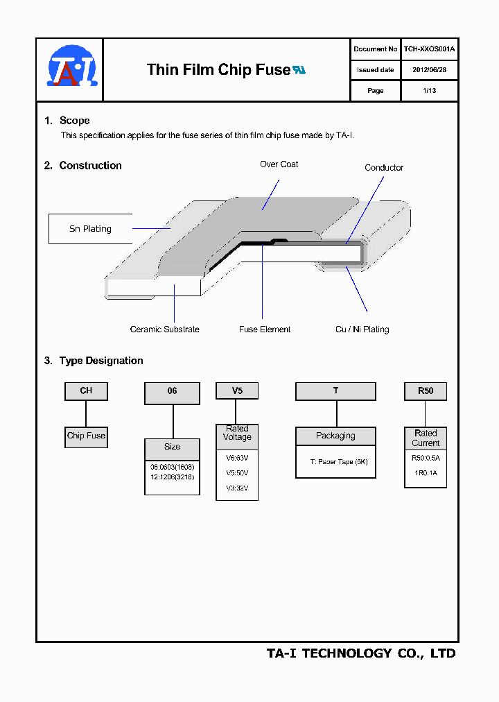 CH12V6TR50_8269349.PDF Datasheet