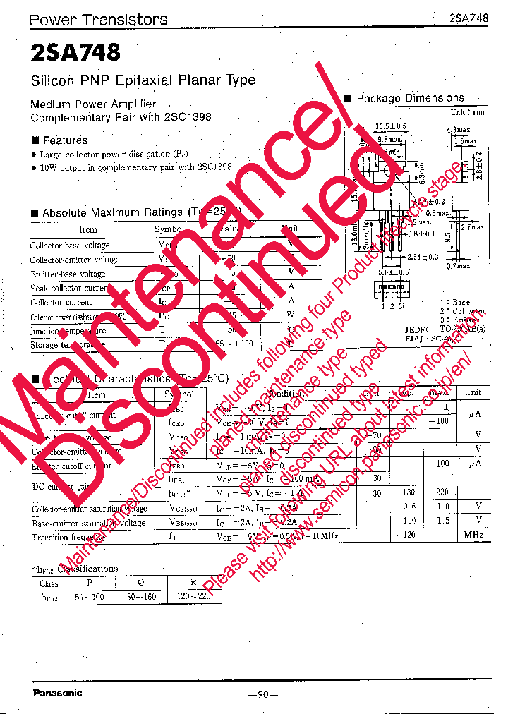 2SA0748_8281082.PDF Datasheet