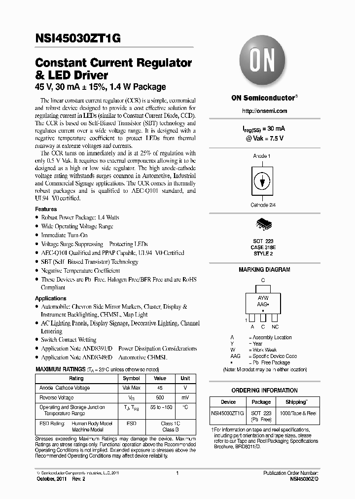 NSI45030Z_8281488.PDF Datasheet