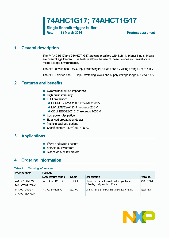 74AHCT1G17GV_8282026.PDF Datasheet