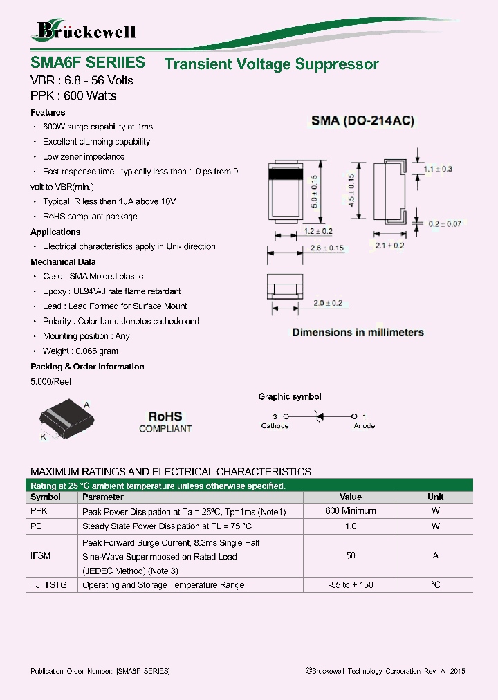 SMA6F68A-56A_8284828.PDF Datasheet