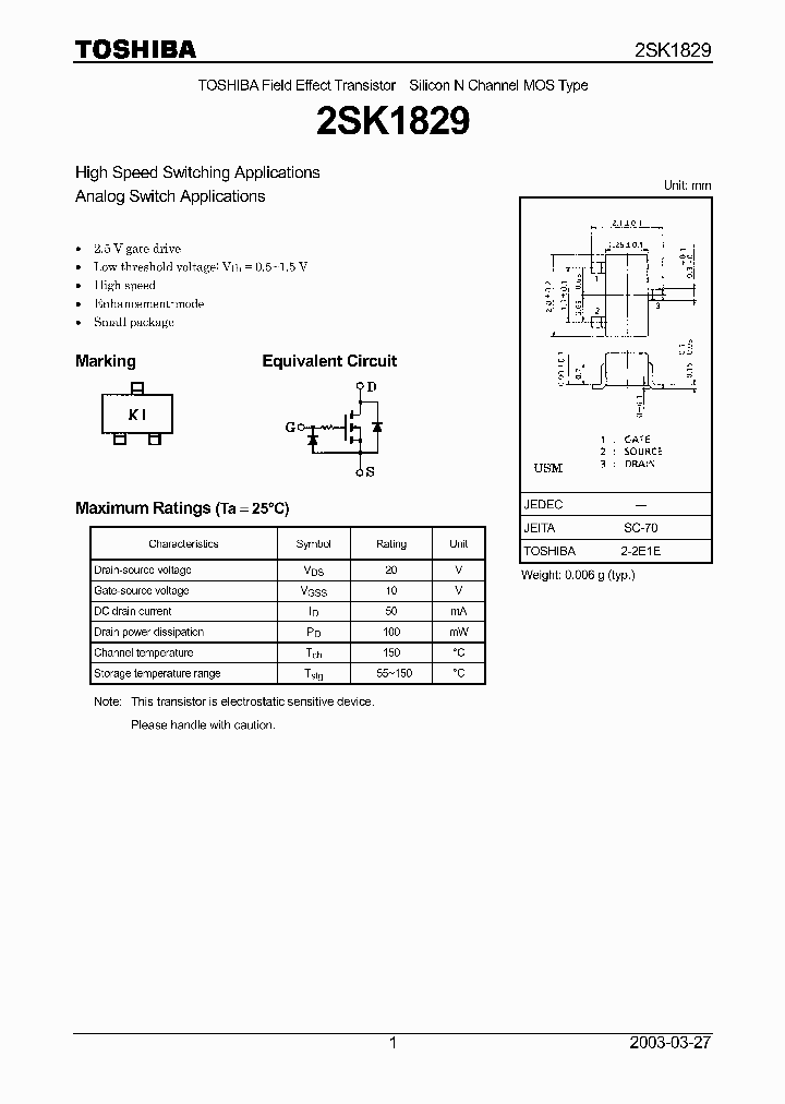 2SK1829_8285024.PDF Datasheet