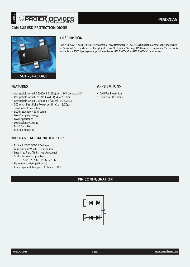 PESD2CAN-15_8285412.PDF Datasheet