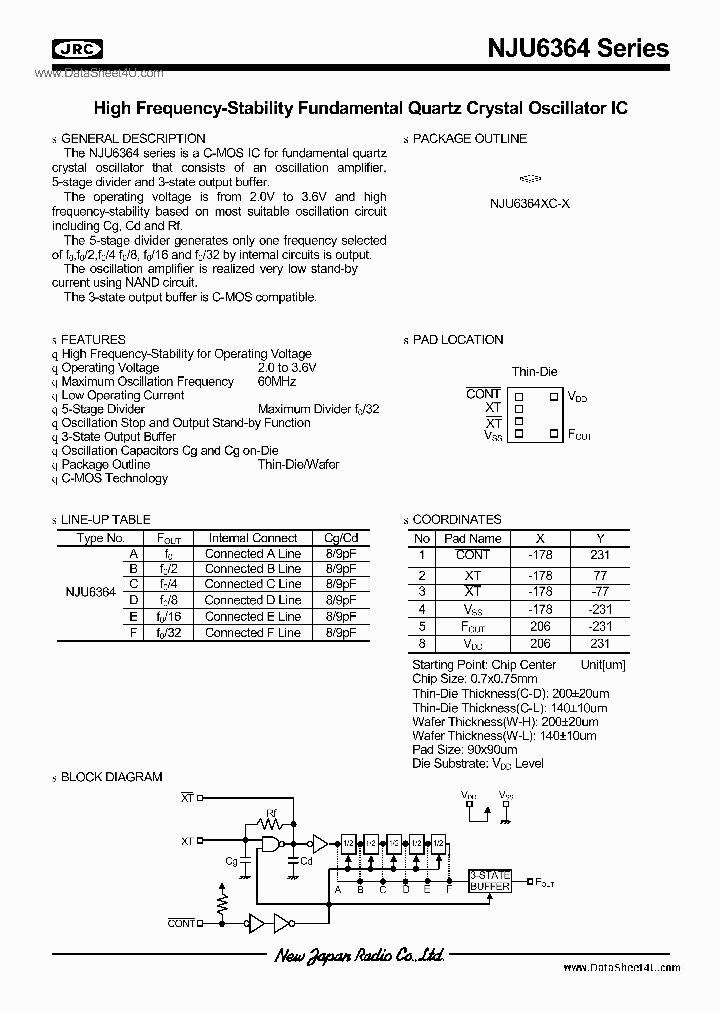 NJU6364_7913995.PDF Datasheet