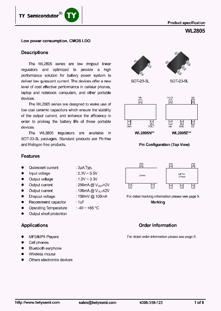 WL2805_8289591.PDF Datasheet