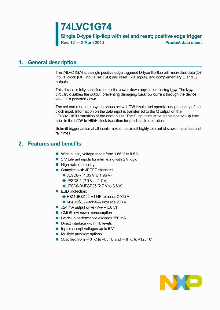 74LVC1G74GN_8289644.PDF Datasheet