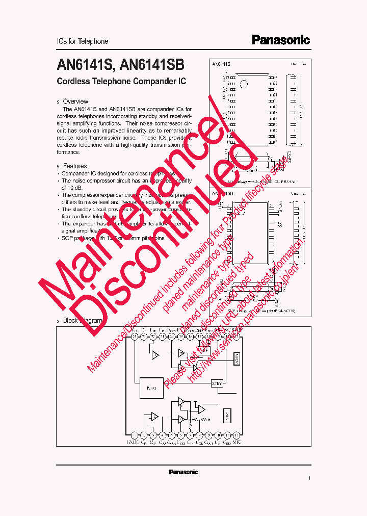 AN6141S_8290739.PDF Datasheet