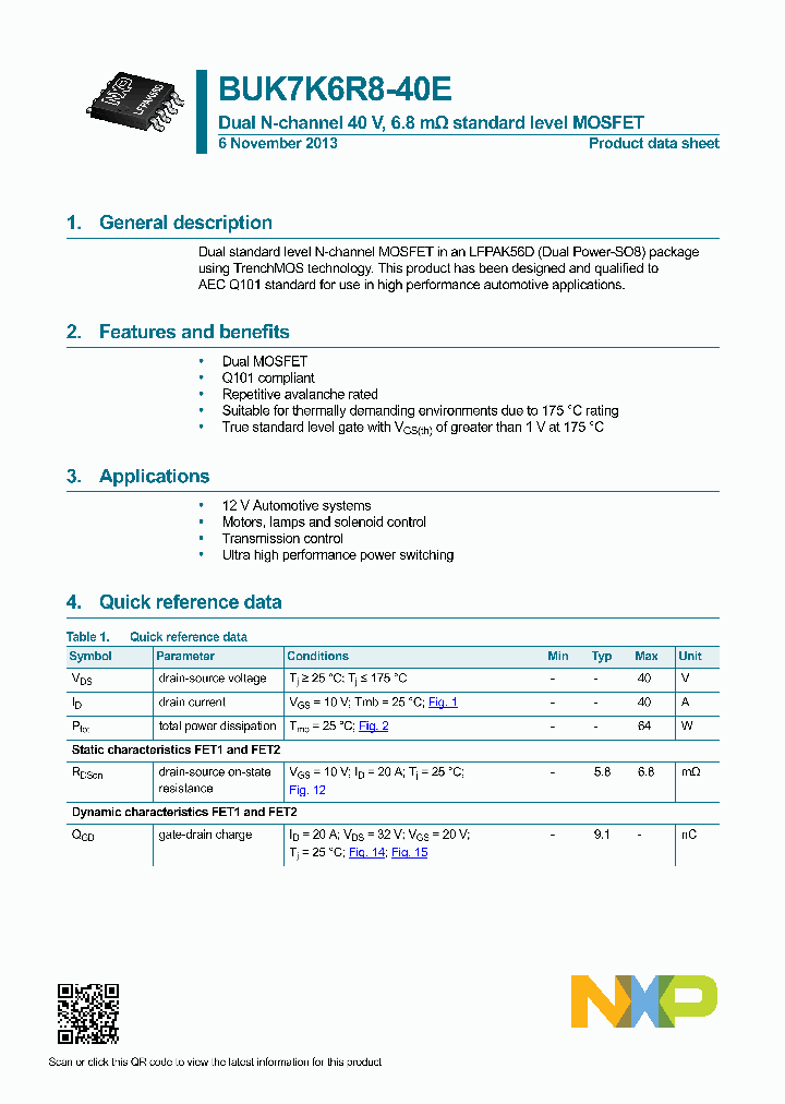 BUK7K6R8-40E_8290948.PDF Datasheet