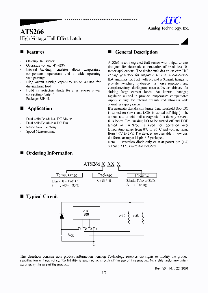 ATS266IS4A_8291561.PDF Datasheet