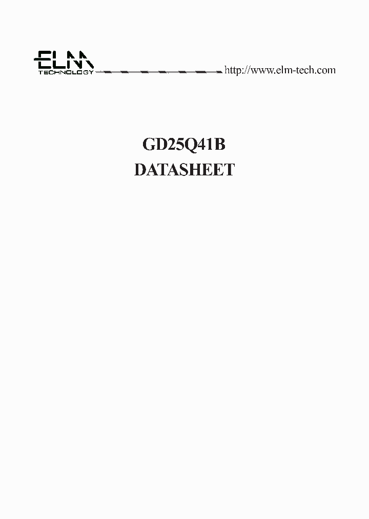 GD25Q41_8292039.PDF Datasheet