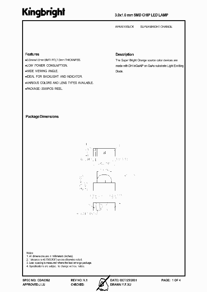 APA3010SECK_8292124.PDF Datasheet