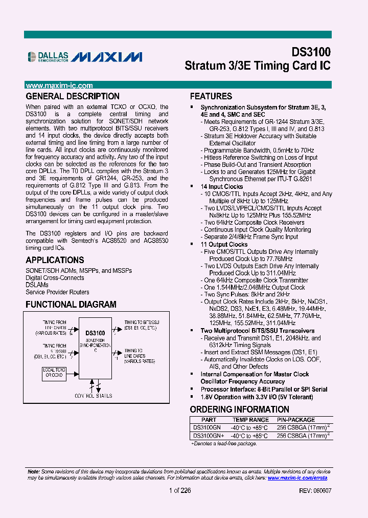 DS3100_8292556.PDF Datasheet