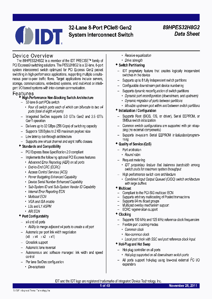 89HPES32H8G2_8296074.PDF Datasheet