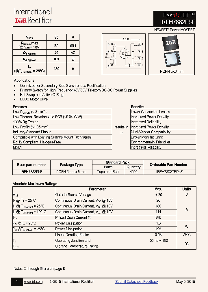 IRFH7882PBF_8297823.PDF Datasheet