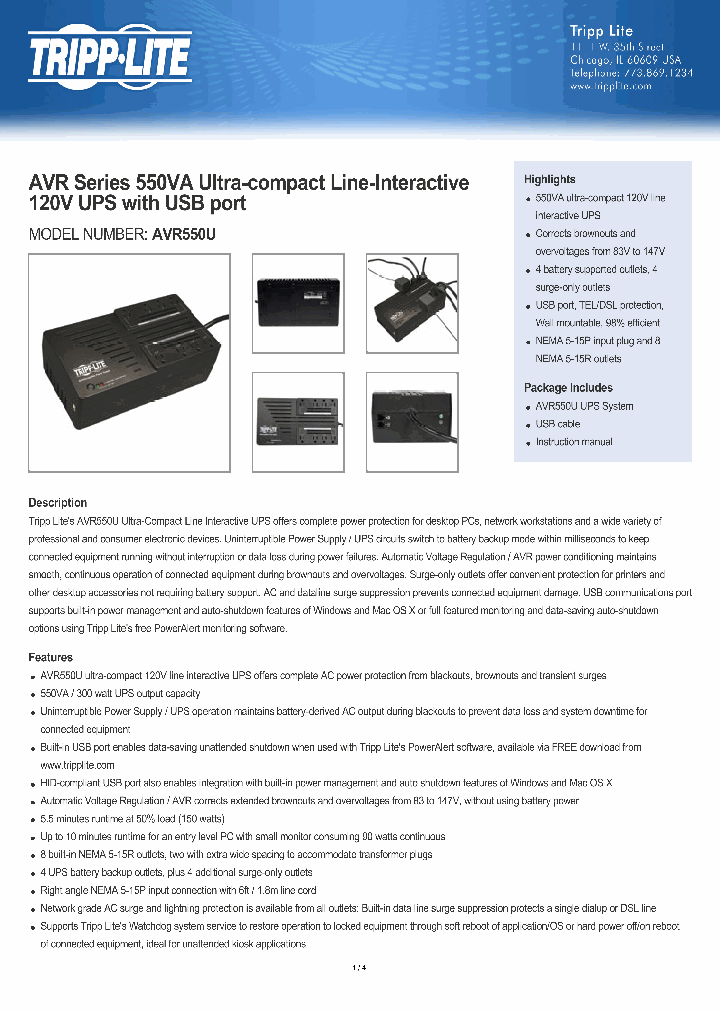 AVR550U_8298543.PDF Datasheet