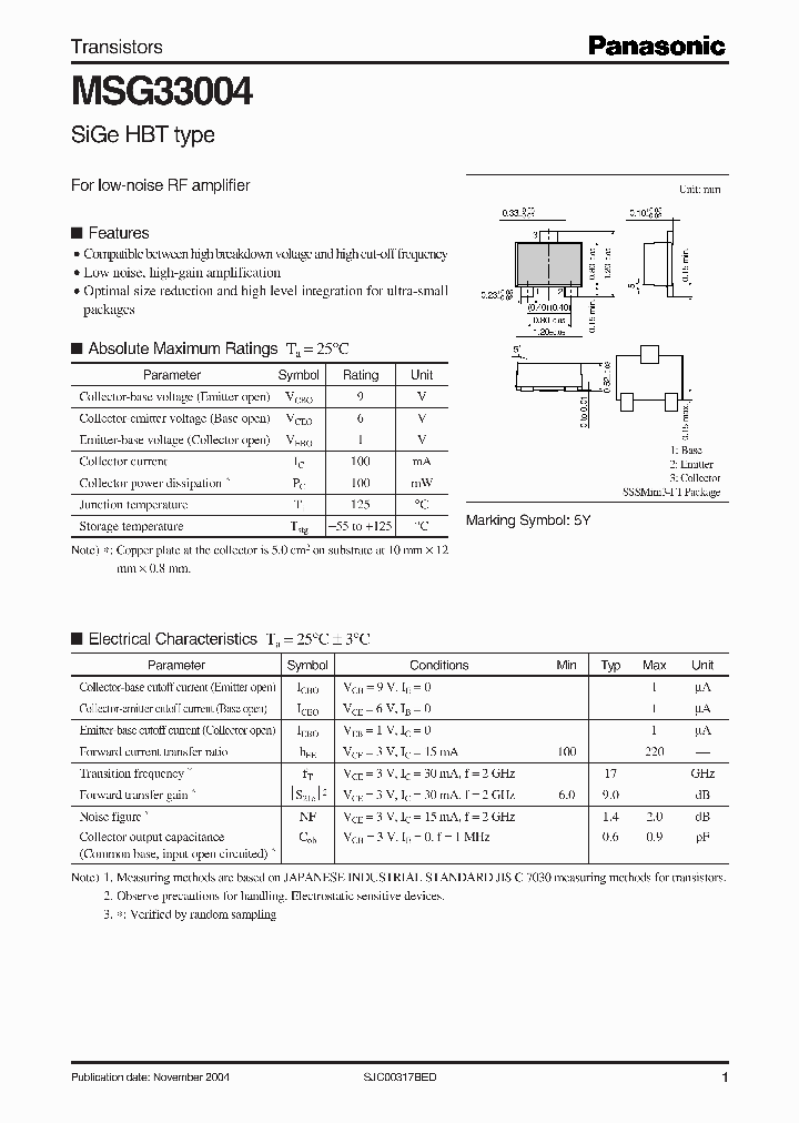 MSG33004_8299948.PDF Datasheet