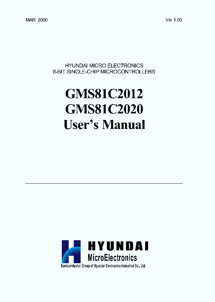 GMS81C2012LQ_8306589.PDF Datasheet