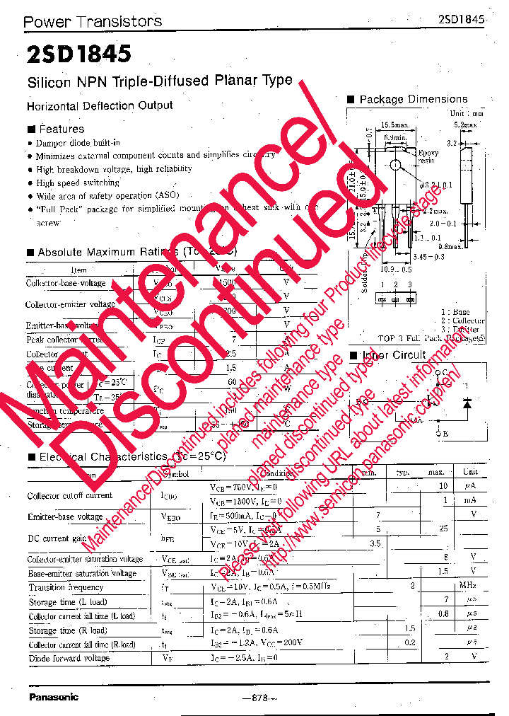 2SD1845_8308845.PDF Datasheet