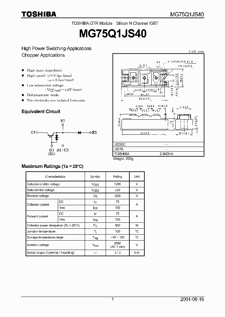 MG75Q1JS40_8309351.PDF Datasheet