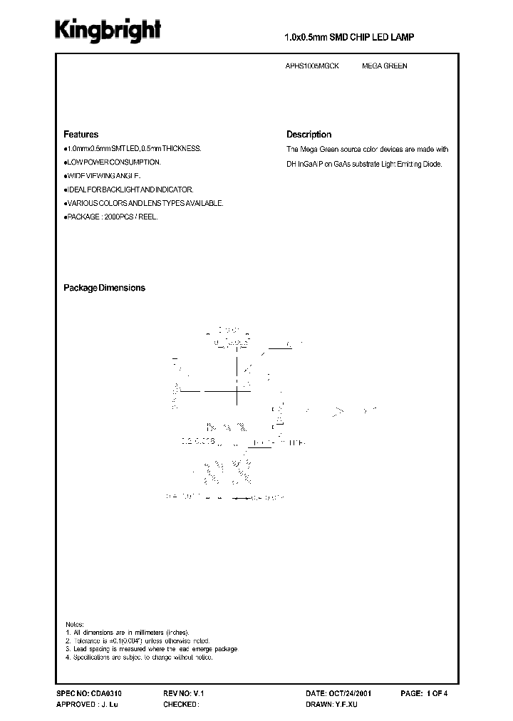 APHS1005MGCK_8312911.PDF Datasheet